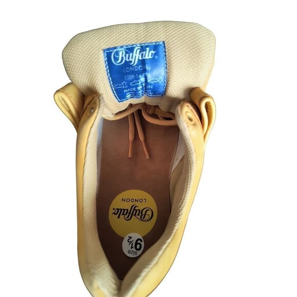 NIB‎  1339 classic platform sneakers Beige Nubuck Leather Womans size 9.5 - Picture 5 of 6